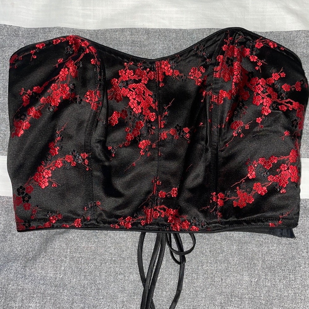 Victoria’s Secret Red & Black Corset